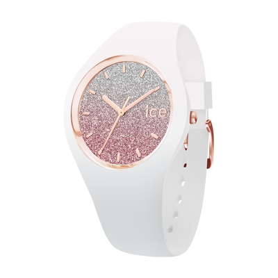 Ice-Watch Ice Lo White Pink Medium óra (013431)