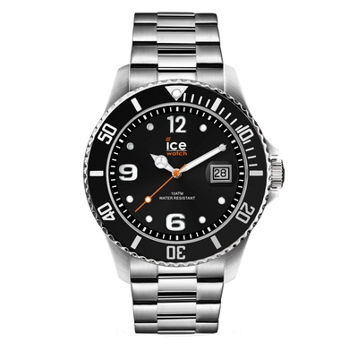 Ice-Watch Ice Steel Black Silver Large óra (016032) Ice-Watch Ice Steel Black Silver Large óra (016032)