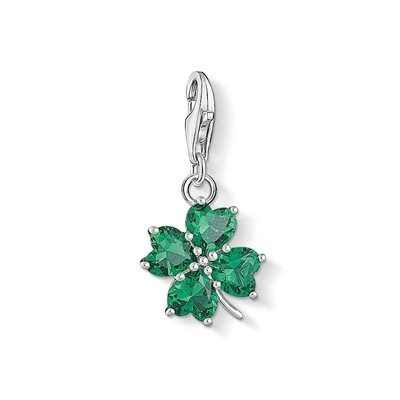 Thomas Sabo Zöld négylevelű lóhere charm (1703-699-6) Thomas Sabo Zöld négylevelű lóhere charm (1703-699-6)