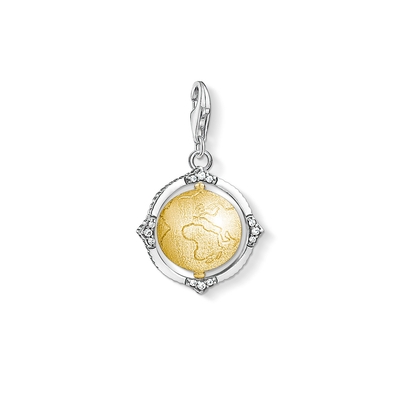 Thomas Sabo Vintage földgömb arany charm (1711-849-39)