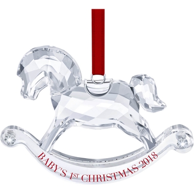 Swarovski "A baba 1 karácsonya" 2018 hintaló kristály dísz (5376369) Swarovski "A baba 1 karácsonya" 2018 hintaló kristály dísz (5376369)