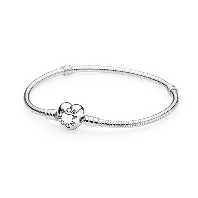 Pandora Moments karkötő szív alakú zárral 18 cm (590719-18) Pandora Moments karkötő szív alakú zárral 18 cm (590719-18)
