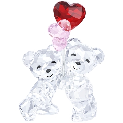 Swarovski Szerelmes macik kristály dísz (5185778)
