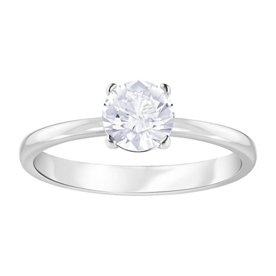 Swarovski Attract Round Crystal gyűrű 52-es méret (5402428) Swarovski Attract Round Crystal gyűrű 52-es méret (5402428)