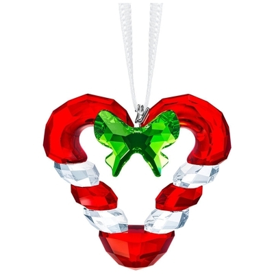 Swarovski Candy Cane Heart kristály dísz (5403314)