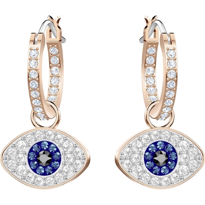 Swarovski Duo Evil Eye Hoop fülbevaló (5425857) Swarovski Duo Evil Eye Hoop fülbevaló (5425857)