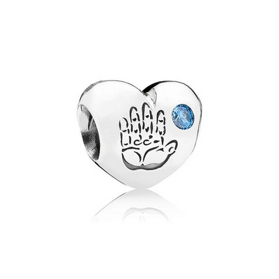 Pandora Kisfiú szív charm (791281CZB) Pandora Kisfiú szív charm (791281CZB)