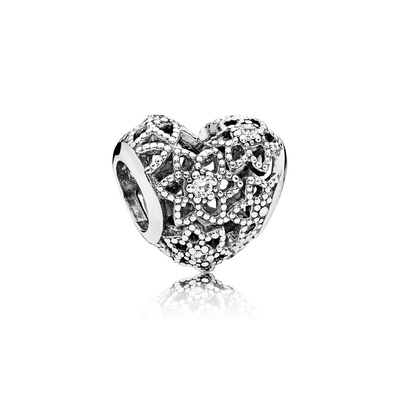 Pandora Virágzó szív charm (796264CZ) Pandora Virágzó szív charm (796264CZ)