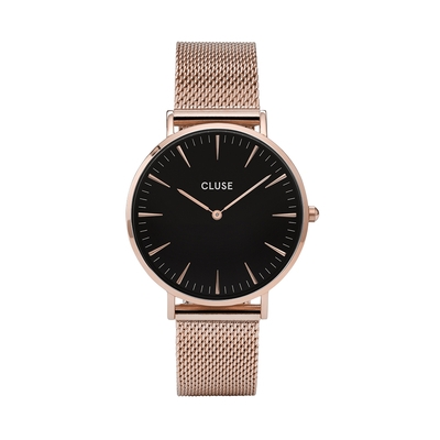 Cluse La Bohème Mesh Rose Gold Black női óra (CW0101201003) Cluse La Bohème Mesh Rose Gold Black női óra (CW0101201003)