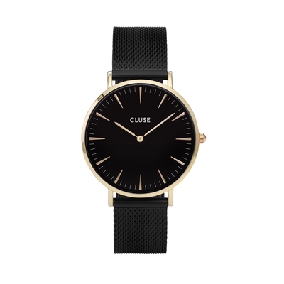 Cluse La Boheme Mesh Gold Black Black női óra (CW0101201008)