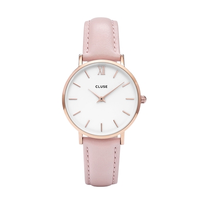 Cluse Minuit Rose Gold White Pink női óra (CW0101203006)