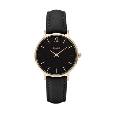 Cluse Minuit Gold Black Black női óra (CW0101203019)