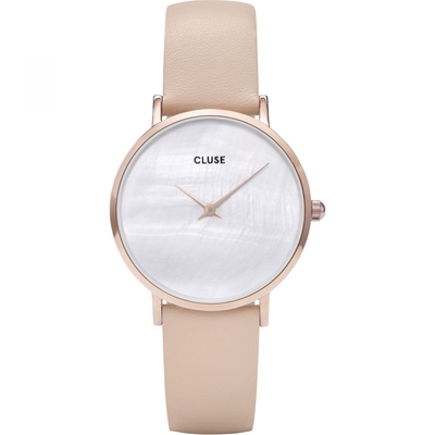 Cluse Minuit La Perle Rose Gold White Pearl Nude női óra (CW0101203022)