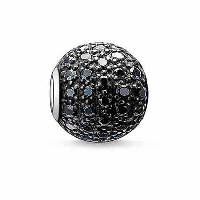 Thomas Sabo Fekete pavé gyöngy (K0029-051-11) Thomas Sabo Fekete pavé gyöngy (K0029-051-11)