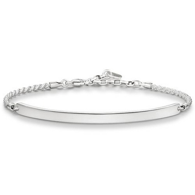 Thomas Sabo Love Bridge gravírozható karkötő 21 cm (LBA0008-001-12-L21) Thomas Sabo Love Bridge gravírozható karkötő 21 cm (LBA0008-001-12-L21)