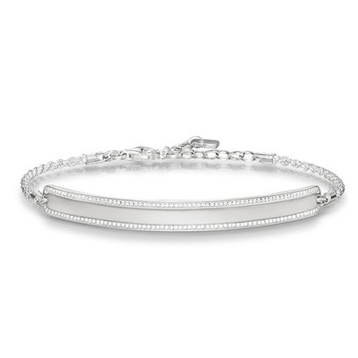 Thomas Sabo Love Bridge gravírozható karkötő 19,5 cm (LBA0009-051-14-L21) Thomas Sabo Love Bridge gravírozható karkötő 19,5 cm (LBA0009-051-14-L21)