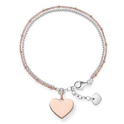 Thomas Sabo Love Bridge gravírozható karkötő (LBA0102-415-12-L19,5)