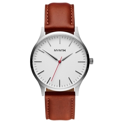 MVMT Forty The 40 Silver Natural Tan férfi óra (MT01-SNA)