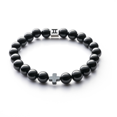 Gemini Classic Cross Black karkötő S (C9S) Gemini Classic Cross Black karkötő S (C9S)