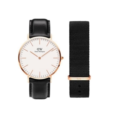 Daniel Wellington Classic Sheffield Rose Gold férfi óra szett (DW00500002)