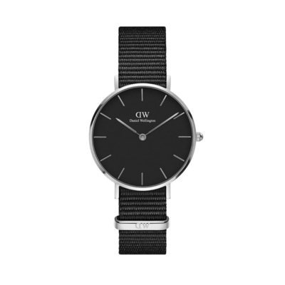 Daniel Wellington Classic Petite Cornwall Silver Black női óra (DW00100216)
