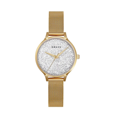 Obaku Stjerner Gold női óra (V238LXGWMG)