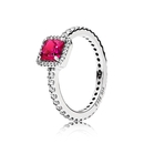 Pandora Vörös Időtlen elegancia gyűrű 52-es méret - 190947SRU-52 Pandora Vörös Időtlen elegancia gyűrű 52-es méret - 190947SRU-52