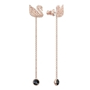 Swarovski Crystal Iconic Swan fülbevaló - 5373164
