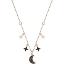 Swarovski Duo Moon nyaklánc