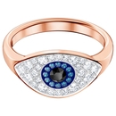 Swarovski Duo Evil Eye gyűrű 50-es méret - 5448837