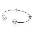 Pandora Moments nyitott karperec 17,5 cm - 596477-2