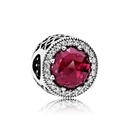 Pandora Cseresznyeszínű ragyogó szív charm - 791725NCC Pandora Cseresznyeszínű ragyogó szív charm - 791725NCC