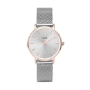 Cluse Minuit Mesh Rose Gold Silver női óra - CW0101203004