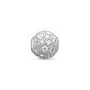 Thomas Sabo Karma Beads Őrölt fehér pavé gyöngy - K0101-051-14 Thomas Sabo Karma Beads Őrölt fehér pavé gyöngy - K0101-051-14