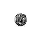 Thomas Sabo Karma Beads Őrölt fekete pavé gyöngy - K0109-643-11 Thomas Sabo Karma Beads Őrölt fekete pavé gyöngy - K0109-643-11