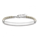 Thomas Sabo Love Bridge gravírozható karkötő 19,5 cm - LBA0029-173-19-L19,5