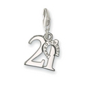 Thomas Sabo 21. születésnap charm - 0460-001-12 Thomas Sabo 21. születésnap charm - 0460-001-12