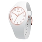 Ice-Watch Ice Glam White Rose Gold Numbers Small óra (015337)