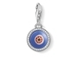 Thomas Sabo Kék üvegszem charm (1440-052-1)