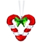 Swarovski Candy Cane Heart kristály dísz (5403314)