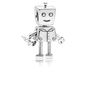 Pandora Robot Fiú charm (797819)
