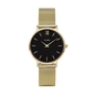 Cluse Minuit Mesh Gold Black női óra (CW0101203017)