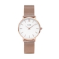 Cluse Minuit Mesh Rose Gold White női óra (CW0101203001)