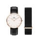Daniel Wellington Classic Sheffield Rose Gold férfi óra szett (DW00500002)